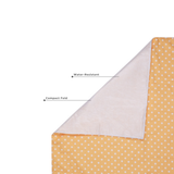 Changing Mat (Single) Yellow Polka