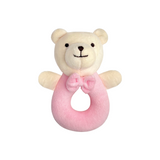 Abracadabra Ring Rattle Bear Pink