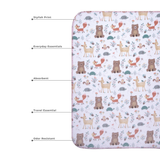 Abracadabra Laminated Changing Mat - Bambi & Friends