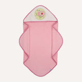 abracadabra Hooded Towel with 2 Face Washers Blossom