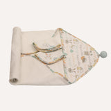 abracadabra Hooded Towel with 2 Face Washers Sleepy Friends