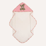 abracadabra Hooded Towel with 2 Face Washers Tender Heart