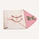 abracadabra Hooded Towel with 2 Face Washers Tender Heart