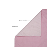Changing Mat (Single) Pink Pin Stripe