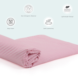 Changing Mat (Single) Pink Pin Stripe