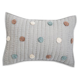Crane Baby Quilted Pillow - Ezra