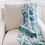 Crane Baby Muslin Swaddle Set - Caspian Whale & Tie-Dye