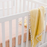 Crane Baby 6 Layer Muslin Blanket  - Ochre