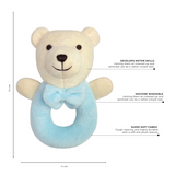 Abracadabra Ring Rattle – Bear (Blue)
