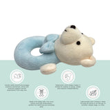 Abracadabra Ring Rattle – Bear (Blue)