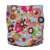 Abracadabra Reusable Diaper with Liner Floral