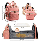 Abracadabra Diaper Bag with Changing Station - Pink