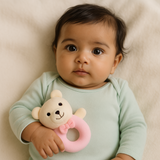 Abracadabra Ring Rattle – Bear (Green)