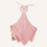 Abracadabra Organics Collectible Security Blanket with Cuddle Toy Bunny