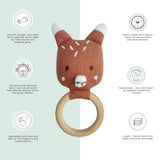 Abracadabra Organics Teether - Fox