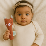 Abracadabra Organic Face Rattle – Bunny