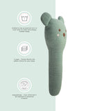 Abracadabra Organic Face Rattle – Bear