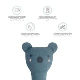 Abracadabra Organic Face Rattle – Koala Bear