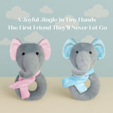 Ring Rattle - Pink Elephant