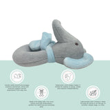 Ring Rattle - Blue Elephant