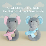 Ring Rattle - Blue Elephant