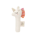 Abracadabra Organic Hand Rattle – Unicorn (White)