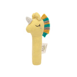 Abracadabra Organic Hand Rattle – Unicorn (Yellow)