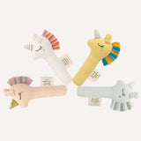 Abracadabra Organic Hand Rattle – Unicorn (White)