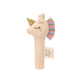 Abracadabra Organic Hand Rattle – Unicorn (Pink)