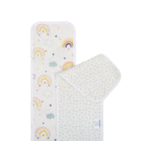 Abracadabra Muslin Burp Pad - Rainbow