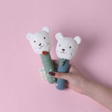 Abracadabra Hand Rattle - Bear Green