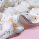 Abracadabra Reversible Muslin Blanket - Rainbow
