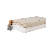 Abracadabra Reversible White Cloud Soft Luxe Blanket - Stars