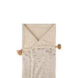 Abracadabra Reversible Beige Cloud Soft Luxe Blanket - Hearts