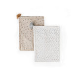 Abracadabra Reversible Beige Cloud Soft Luxe Blanket - Hearts