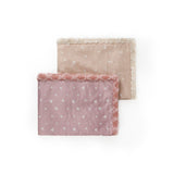 Abracadabra Reversible Blush Hearts Luxe Blanket