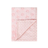 Abracadabra Pink Rose Bloom Luxe Blanket