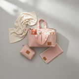 Abracadabra Everyday Essentials Diaper Bag - Dusty Pink