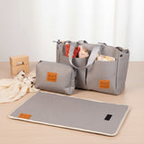 Abracadabra Everyday Essentials Diaper Bag - Misty Grey