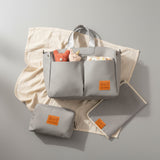 Abracadabra Everyday Essentials Diaper Bag - Misty Grey