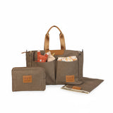 Abracadabra Everyday Essentials Diaper Bag - Pebble Grey