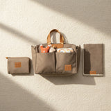 Abracadabra Everyday Essentials Diaper Bag - Pebble Grey