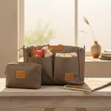 Abracadabra Everyday Essentials Diaper Bag - Pebble Grey