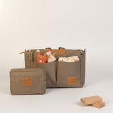 Abracadabra Everyday Essentials Diaper Bag - Pebble Grey