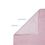 Changing Mat (Single) Pink stripe