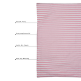 Changing Mat (Single) Pink stripe