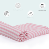 Changing Mat (Single) Pink stripe