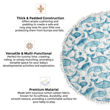 Crane Baby Quilted Playmat - Caspian Whale