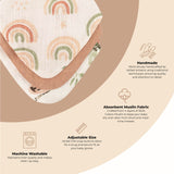 Crane Baby Bandana Bib Set - Butterfly