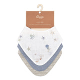 Crane Baby Bandana Bib Set - Cove Sea Life